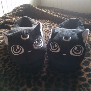 Killstar cat slippers